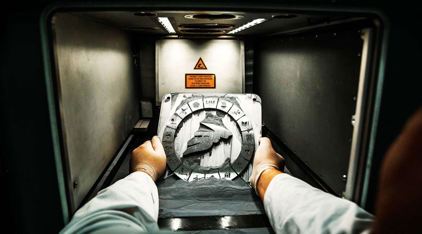 3D-print platform med FN's verdensm�l i metal